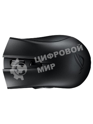 Мышь беспроводная ASUS ROG Strix Carry черный, 7200 dpi, радиоканал, Bluetooth, USB, кнопки - 6