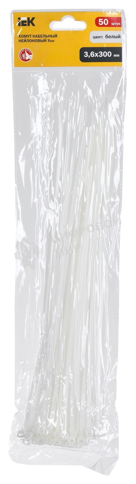 Хомут Iek UHH20-D036-300-050 3,6х300 мм нейлон (50 шт)