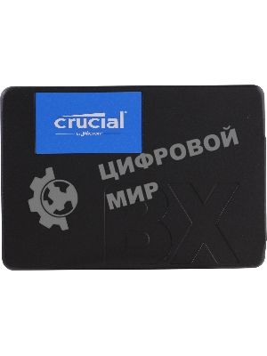Накопитель SSD Crucial BX500, 2Tb, SATA III, 2.5