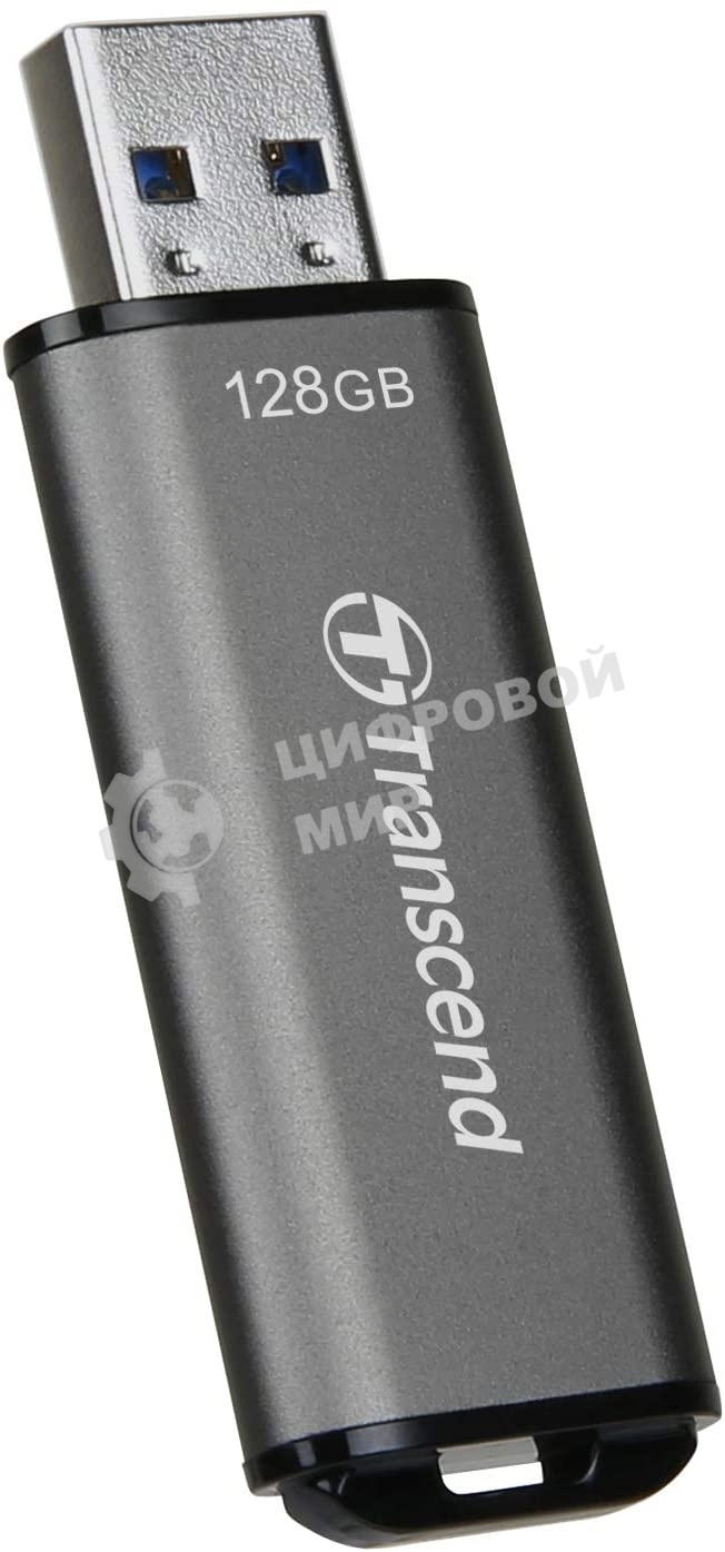 Флешка USB Transcend Jetflash 920 (TS128GJF920), 128Gb, USB 3.1, R/W 420/400, темно/серый