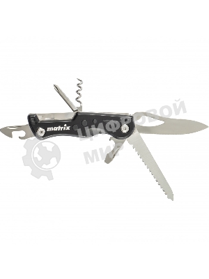 Нож многофункциональный Matrix, 7 функций, в чехле, 107 мм