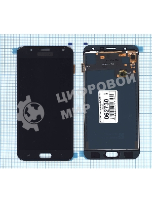 Дисплей для Samsung Galaxy J7 DUO (2018) в сборе с тачскрином SM-J720 (TFT) черный