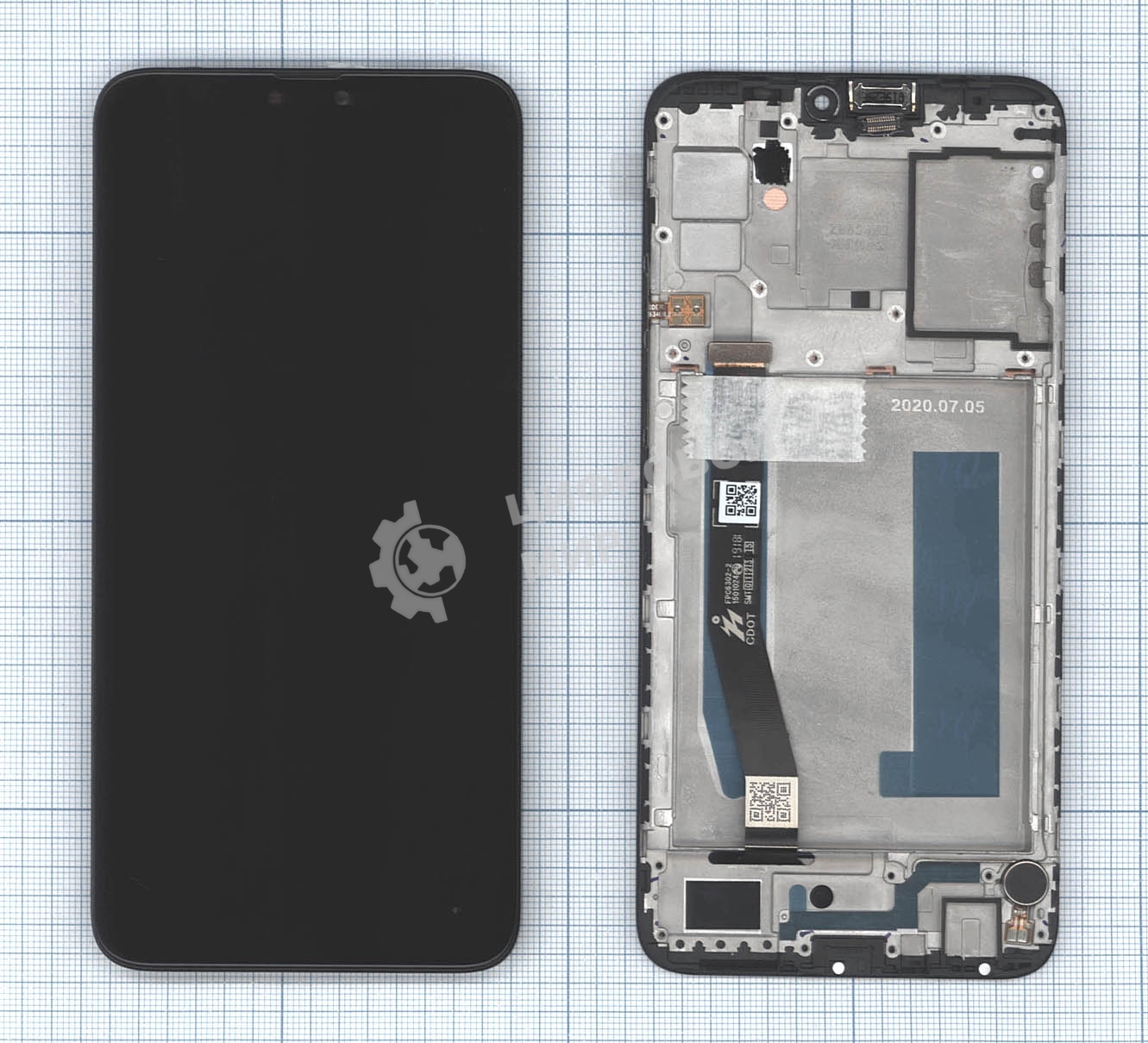 Дисплей для Asus ZenFone Max Shot ZB634KL, черный