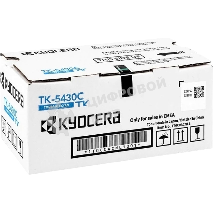 Картридж лазерный Kyocera TK-5430C для ECOSYS MA2100cfx/MA2100cwfx/PA2100cwx/PA2100cx голубой(1250 стр.)