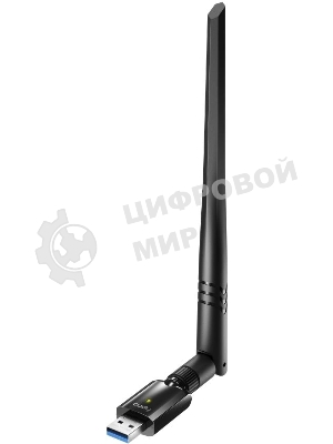 Сетевой адаптер Wi-Fi Cudy WU1400 AC1300 USB 3.0 (ант.внеш.несъем.) 1ант.