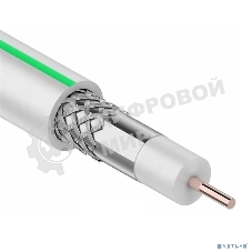 Кабель коаксиальный PROconnect SAT 703 B, CCS/Al/Al, 75%, 75 Ом, бухта 100 м, белый