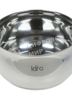 Кастрюля Lara LR02-482 BELL 20x11,5 см, 3,5 л, нержавеющая сталь 316L (хром/никель/молибден), с крышкой
