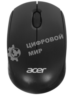 Мышь беспроводная Acer OMR020 черный, 1200 dpi, радиоканал, USB, кнопки - 3