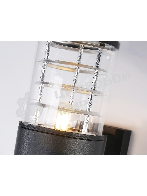 Светильник Ambrella light ST2522 BK/CL черный/прозрачный IP54 E27 max 40W 200*110*155