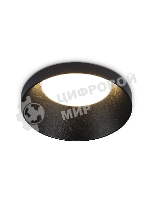 Встраиваемый точечный светильник Ambrella light TN102802 BK черный GU5.3 D71*34