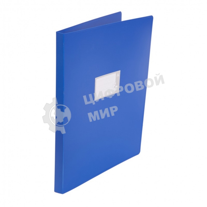 Папка на 4-х кольцах Бюрократ -0827VA3BLCK A3 верт., пластик, 0.8мм, корешок 27мм, черный