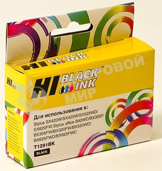 Картридж Epson Stylus SX230/235W/SX420W/SX425W/BX305F (Hi-Black) new, C13T12914010, BK   