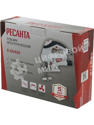 Лобзик электрический Ресанта Л-65/650 650Вт 3000ходов/мин от электросети