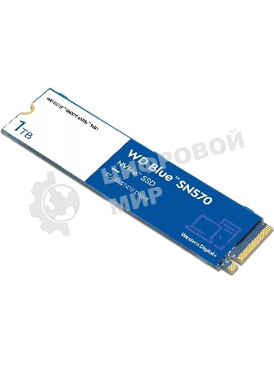 Накопитель SSD Western Digital WD Blue SN570 WDS100T3B0C 1ТБ M2.2280 NVMe PCIe Gen3 8Gb/s