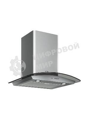 Вытяжка каминная Elikor Аметист 50Н-430-К3Д серебристый, 50 см, 430 куб. м/ч, 54 дБ