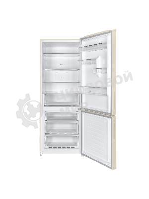Холодильник Maunfeld MFF1857NFBG бежевый инвертер двухкамерный 336/117л морозилка снизу
