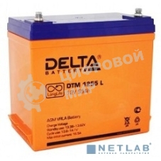 Батарея для ИБП Delta DTM 1255 L напряжение 12В, емкость 55А·ч (239x132x210мм)