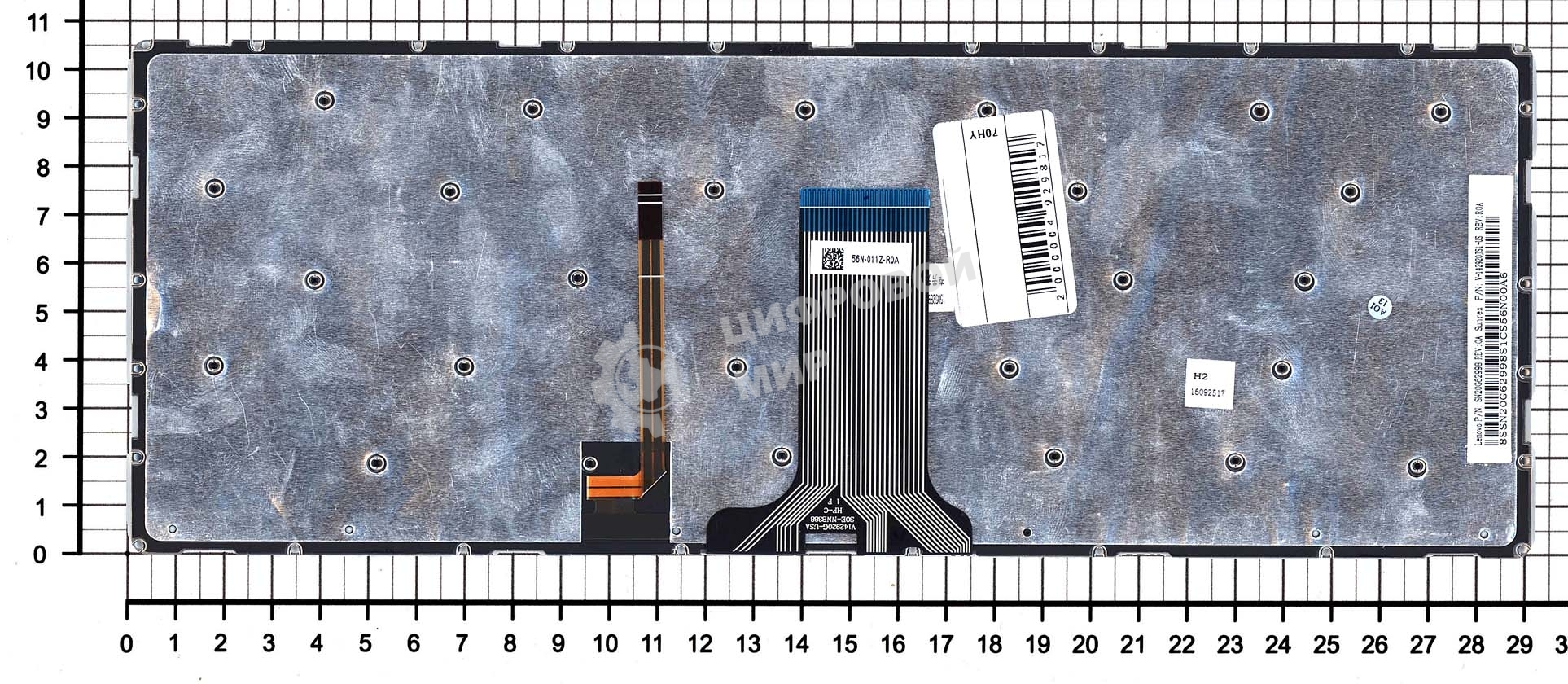 Клавиатура для ноутбука Lenovo E40–70 черная