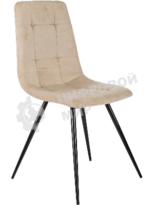 Стул для дома Бюрократ CH-K1_4 комплект 4 шт бежевый Holland 06 металл черный на ножках
