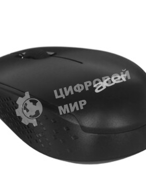 Мышь беспроводная Acer OMR020 черный, 1200 dpi, радиоканал, USB, кнопки - 3
