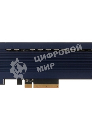Накопитель SSD Samsung Enterprise, HHHL, PM1725b, 1600Gb, NVMe, PCE-e, R5400/2000WMb/s, IOPS(R4K) 750K/135K, MTBF 2M, 3DWPD, OEM, 5 years (analog MZPLL1T6HEHP-00003)