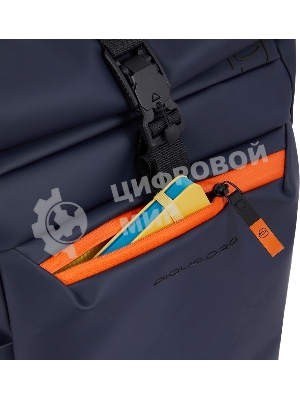 Рюкзак мужской Piquadro Corner 2.0 CA6291C2OW/VE роллтоп зеленый ткань
