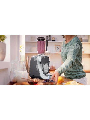 Кухонная машина Bosch MUM58359 1000Вт черный/серый