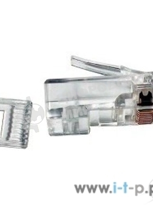 Коннектор Gembird RJ45 8P8C кат. 5 с вставкой (100 шт. в уп.)