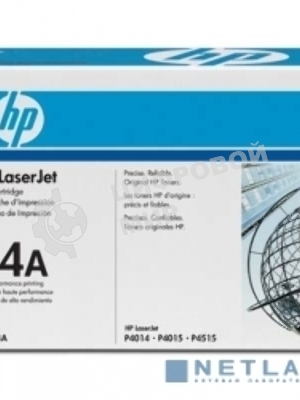 Картридж лазерный HP CC364A черный LJ P4014/4015/4515 (10000 стр.)