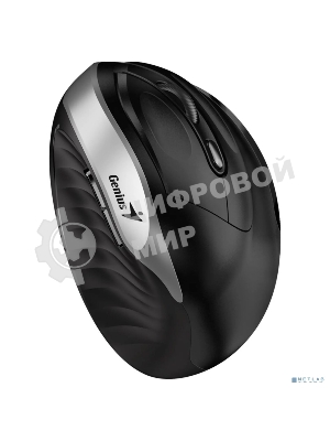 Мышь беспроводная Genius Ergo 8250S серебристый, 1600 dpi, радиоканал, USB, кнопки - 6