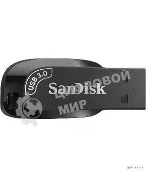 Флешка USB SanDisk CZ410 Ultra Shift (SDCZ410-128G-G46), 128Gb, USB 3.2, R/W 100/45, черный