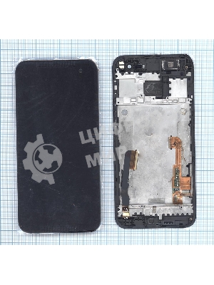 Дисплей для HTC Butter для fly 2 черный с рамкой