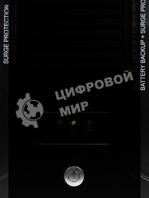 Источник бесперебойного питания SMARTWATT UPS SAFE PRO 1000 черный 1000/600 ВА/Вт, линейно-интерактивный, напольный/настенный, LED индикация, Shuko CEE7/4 - 8 шт. (4 шт. с резервным питанием, 4 шт. - сетевой фильтр)