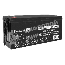 Аккумуляторная батарея ExeGate DTM 12200L (12V 200Ah, болт М8)