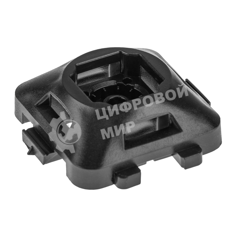 Площадка под стяжку Rexant усиленная для прямого монтажа 35х35 мм, черная (50 шт/уп)