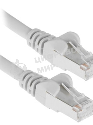 Патч-корд LANMASTER FTP TWT-45-45-1.0/S6-GY вилка RJ-45-вилка RJ-45 Cat.6 1м серый ПВХ (уп.:1шт)