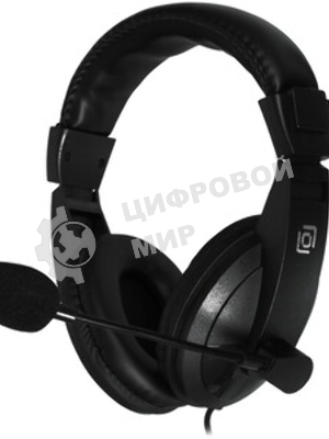 Гарнитура Oklick HS-M137V чёрный, проводная, 3.5 мм