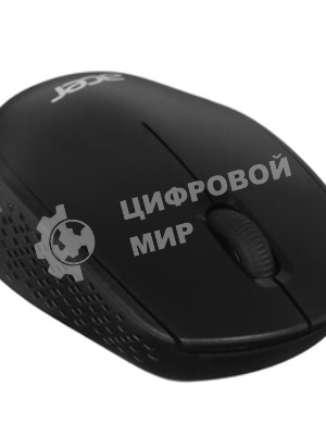 Мышь беспроводная Acer OMR020 черный, 1200 dpi, радиоканал, USB, кнопки - 3