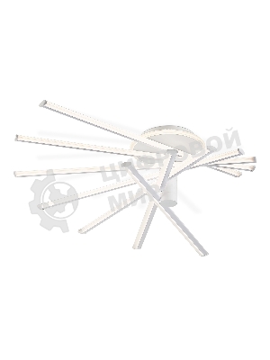 Потолочный светодиодный светильник Ambrella light FL6241 WH белый 135W 3000K-6400K 900*750*230 (ПДУ ИК)