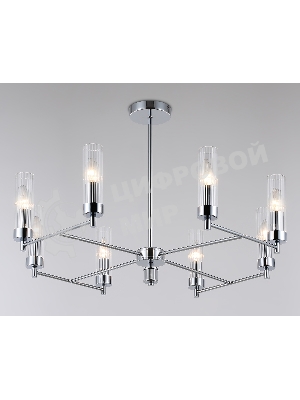 Люстра Ambrella light LH55152/8 CH/CL хром/прозрачный E14/8 max 40W D765*520