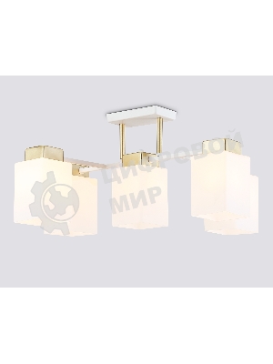Светильник Ambrella light TR303047/5 WH/GD белый/золото E27/5 max 60W 540*480*270