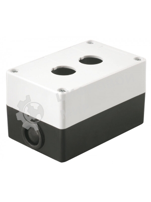 Корпус КП102 IEK BKP10-2-K01 для кнопок 2места белый