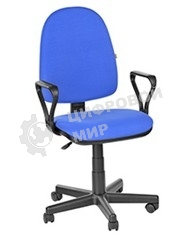 Кресло компьютерное OLSS ПРЕСТИЖ синий В-10 Крестовина: 