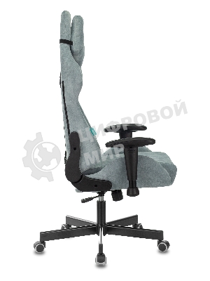 Кресло Бюрократ VIKING KNIGHT LT28 FABRIC серо-голубой, ткань, 120 кг, механизм качания