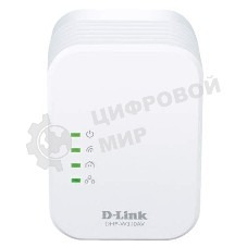 Беспроводной PowerLine-адаптер D-Link DHP-W310AV N300 с поддержкой HomePlug AV