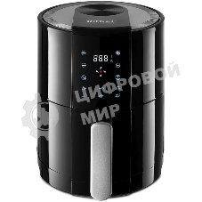 Аэрогриль Kitfort КТ-2225 черный, 1000 Вт, 1.9 л, сенсор, 6 программ