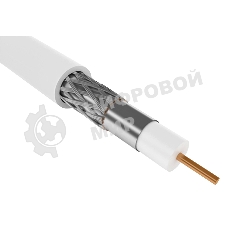 Кабель коаксиальный ITK GENERICA CC3-R6F1-111-100-G RG-6 SF/UTP общий экран в оплетке 75Om PVC внутренний 100м белый