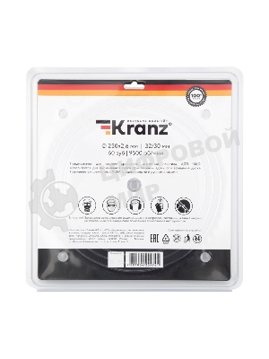 Диск пильный Kranz 250 мм х 60 зуб х 32/30 мм