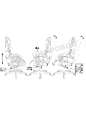 Кресло Zombie GAME TETRA черный/красный, экокожа, 120 кг, механизм качания