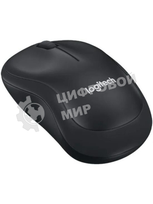 Мышь беспроводная Logitech B220 Silent черный, 1000 dpi, радиоканал, USB, кнопки - 3